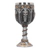 Nemesis Now Medieval Knight Goblet 17.5cm Silver, Resin w/Stainless Steel