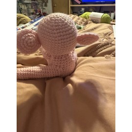 Crochet Monkey  You Pick Pink Or Grey