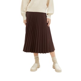 TOM TAILOR Women's Midi Skirt, 13048 - Brushwood Brown