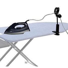 Pmsanzay Adjustable Flexible Iron Cord Minder, Ironing Board Cord Holder, Holds The Cord, Cord Out of The Way, Works Great to Stop The Cord from Getting in The Way. - No Irons, No Ironing Board