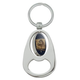 GRAPHICS & MORE I Call The Shots Shotgun Lab Labrador Retriever Dog Hunting Hunter Keychain Chrome Metal Spinning Oval Bottle Opener