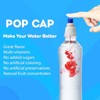 Pop Cap Pomegranate Flavored Liquid Water Enhancer Bottle Cap, 10-Pack,