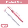 2 PCS Piercing Ball Grabber, Grabbing Tool, Silver & Pink