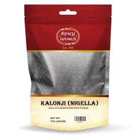 Spicy World Kalaunji (Onion Seeds/Nigella Sativa/Black Seeds) 7-Ounce Bag