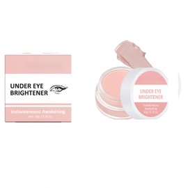 Melemando 4 Colors Under Eye Brightener, Conceal & Brighten Dark Circles, Nourishing Waterproof Under Eye Cream Pot Concealer Full Coverage Peach Color Corrector Makeup(00)