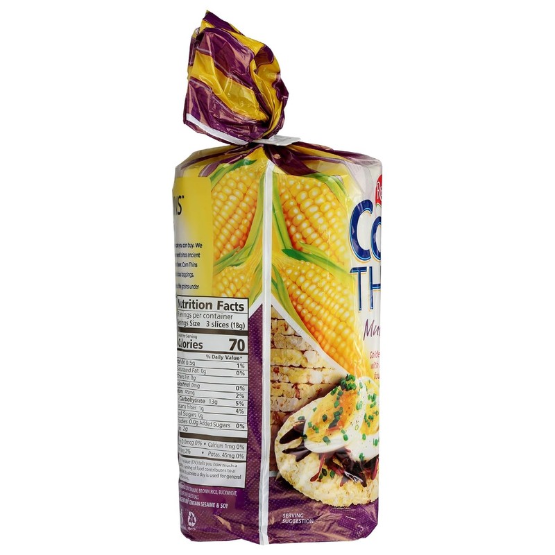 Real Foods Organic Multigrain Corn Thins, 5.3 Ounce - 6