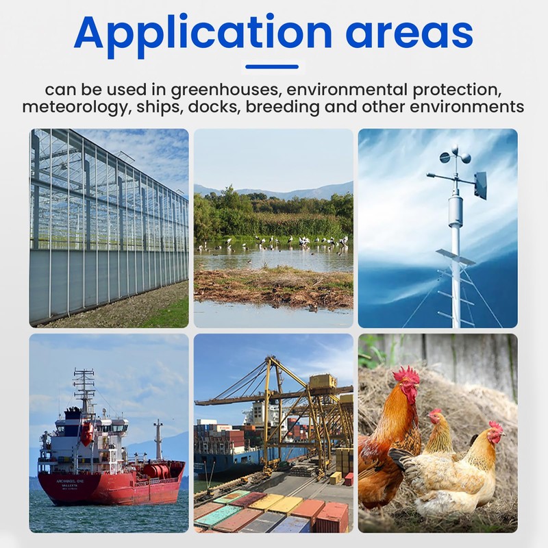 Anemometer Wind Speed Sensor Polycarbonate Wind Speed Sensor Anemometer for