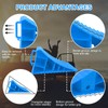 LEIDGG 4Pack Wheel Chocks for RV Trailer Non Slip Heavy