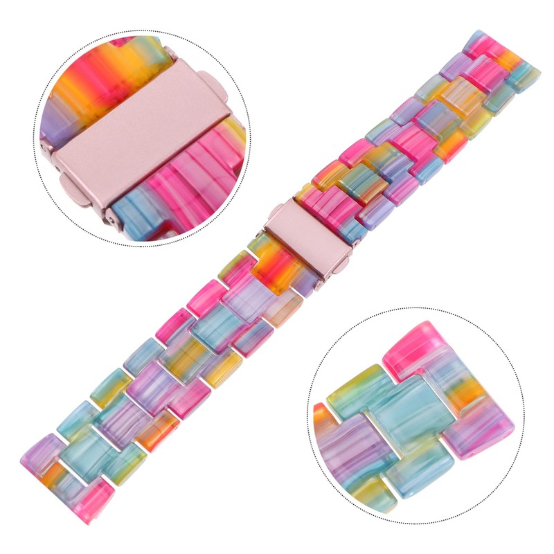 Gatuida Resin Watch Strap for Smart Watch Lightweight Sweat Resistant