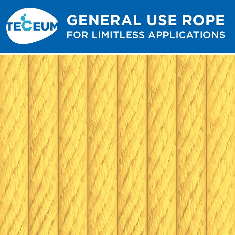 TECEUM Cotton Rope 3/16” (5 mm) – 100 FT –