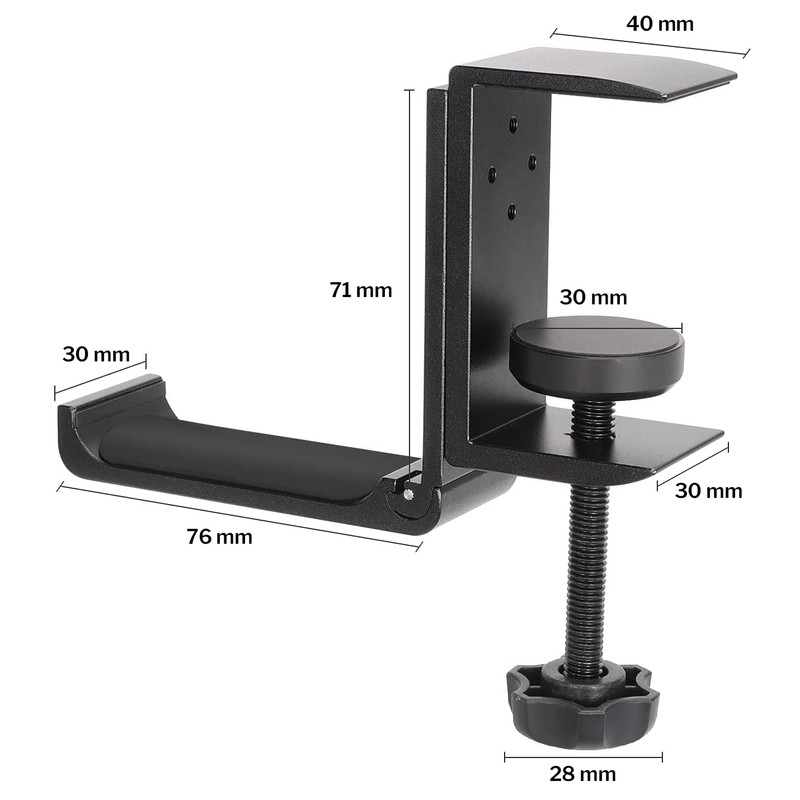 KD Essentials Headphone Holder & Headset Hook for More Tidy