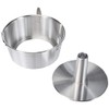 IBILI 787800 Backform für Engelskuchen 25 cm aus Aluminium, Silber,