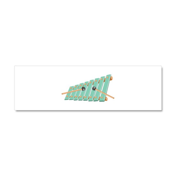 CafePress Xylophone Car Magnet 10 X 3 10" x 3",