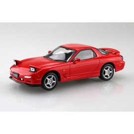 Aoshima Bunka Kyozai 1/32 Raku Pla Snap Kit No.04-VR Anfini FD3S RX-7 Vintage Red Color-separated Plastic Model
