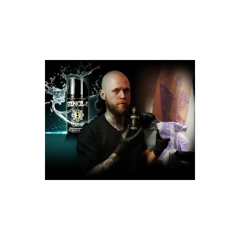 BISHOP TATTOO SUPPLY- Gel de transferencia para tatuajes