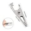 100PCS 1.06IN / 27mm Mini Metal Alligator Clips, Crocodile Clamps