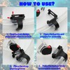 2 Pack Snorkel Clip Universal Plastic 25mm Snorkel Holder Snorkel