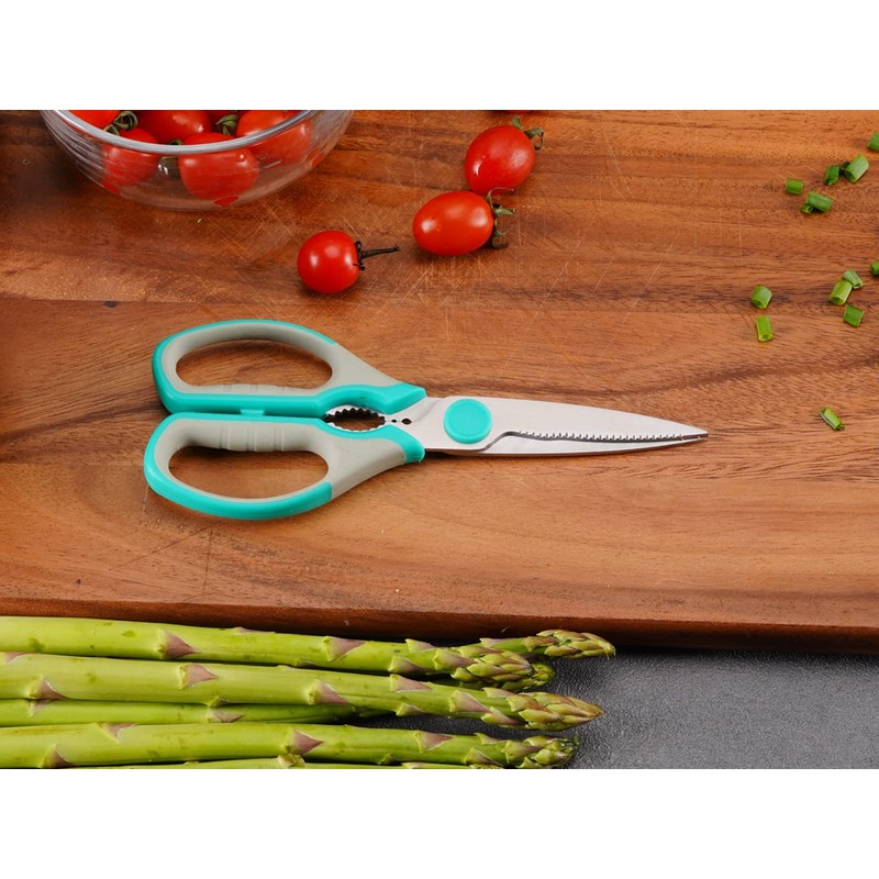 Kitchen Scissors, Stainless Steel Multi-Purpose Cooking Shears Heavy Duty for
