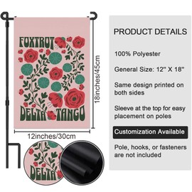 Anti Trump Flag 12x18 Inch Double Sided Resist Garden Flag Anti Trump Protest Yard Signs Anti Trump Merchandise Impeach Trump Garden Flags For Holiday Outdoor Decorations (Anti Trump Flag-12 x 18 inch