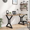 Glastined Metal Table Legs 24" H x 28" W Furniture