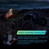 2 Pack 3ft LED Whip Lights with Warning Light, Spring