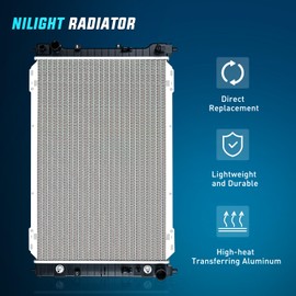 Nilight Radiator for Ford Escape 2001 2002 2003 2004 2005 2006 2007, Mazda Tribute 2001-2006, Mercury Mariner 2005-2008 3.0L V6