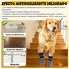 SlowTon Calcetines Antideslizantes para Perros, 4/6 Piezas Doble Cara