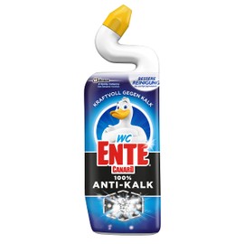 WC Ente 100% Anti-Kalk Flüssiger WC-Reiniger, Toilettenreiniger, 1er Pack (1 x 750 ml)