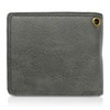 Edwin Bifold Wallet, Metal Plate, Grain Leather, Leatherette Leather, Money