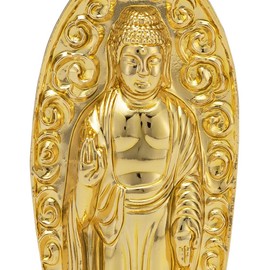 Butsudanya Takita Shoten Buddha Statue (born in the Year of the Dog and Boar), Alloy (Height 2.9 inches (7.3 cm) x Width 1.0 inches (2.6 cm) [by Keiaki Watanabe], Honzon Protection of the Twelve