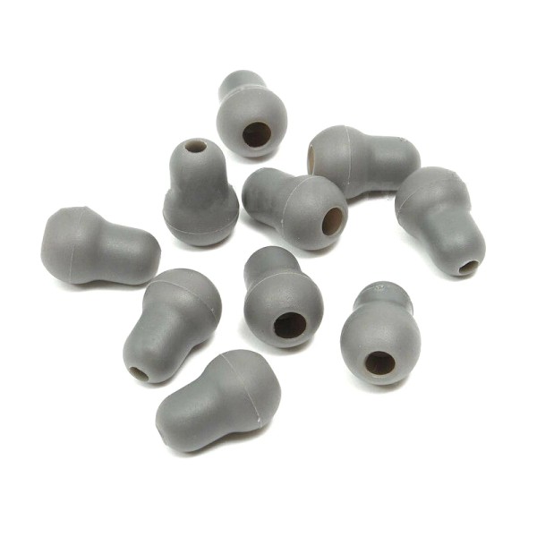 Unbranded 10Pcs Silicone Gray Soft Eartips Earplug Earpieces For Littmann