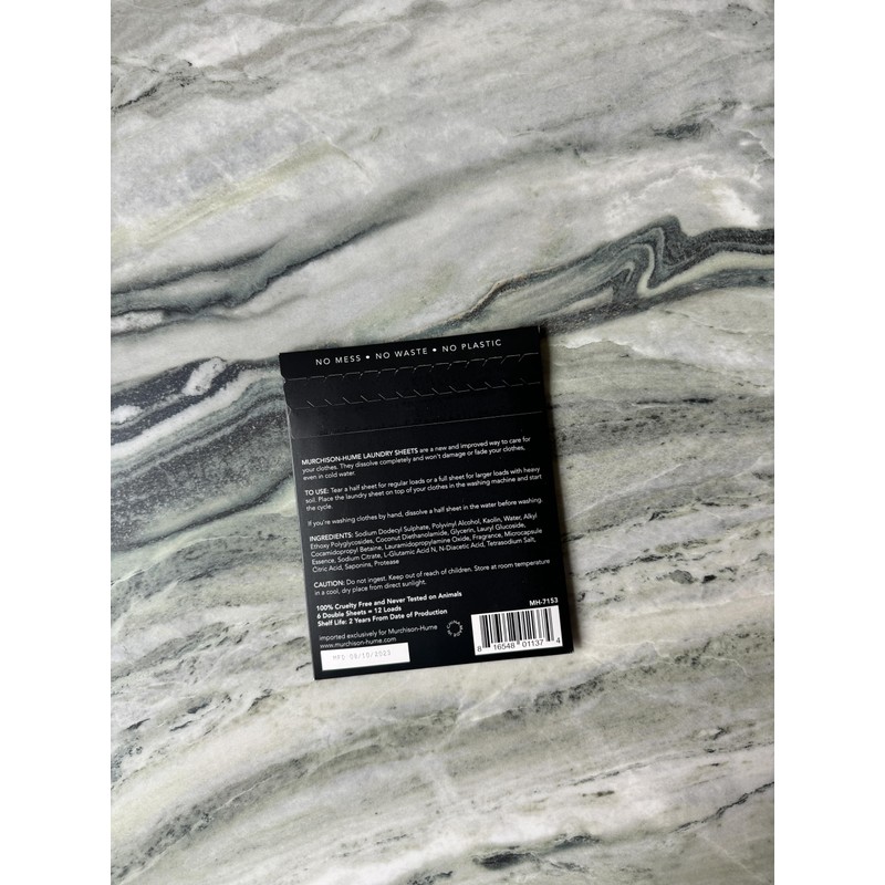 Laundry Sheets (Travel (12 Loads), Basil | Mandarin | Kale)