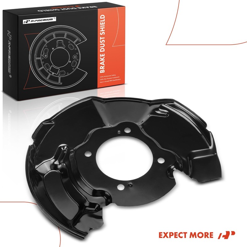 A-Premium Front Passenger Side Brake Dust Shield Compatible with Toyota
