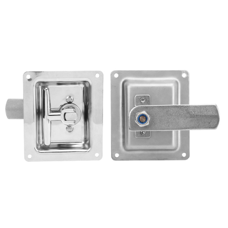 Toolbox Latch Stainless Steel Folding T Handle Toolbox Lock for