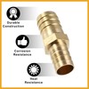 Partuto 2 Pcs 19mm - 16mm Straight Shaped Barb Brass