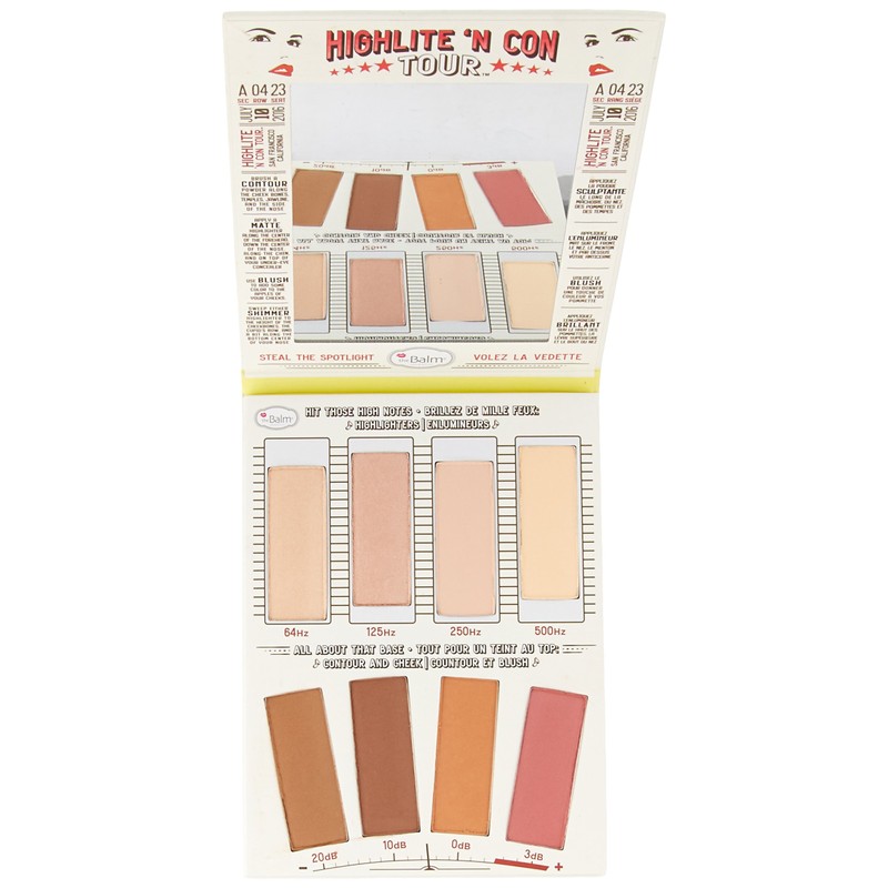theBalm Highlighting & Makeup Conceal Powders 'N Contour Palette, Highlighters