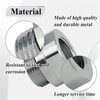 A-211 27mm-2.0 Thread Size Oil Drain Valve Adapter, Silver