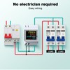 DEWIN Electric Meter, 6 in 1 Digital Energy Meter 100A