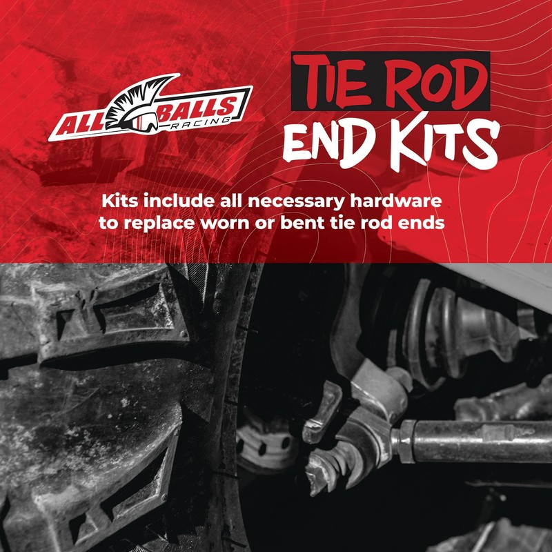 All Balls Racing 51-1075 Tie Rod End Kit Compatible with/Replacement