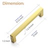 Ravinte 15 Pack 5 Inch Kitchen Square Cabinet Handles Cabinet