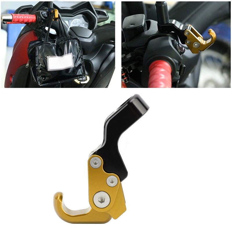 Motorcycle Luggage Bag Hook Hanger 10.5mm Aluminum Alloy Versatile Secure