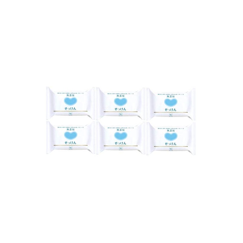 Cow Brand No Additive Soap 100g [Set of 6]