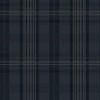 Austin Navy Plaid Wallpaper