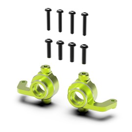 CROBOLL R11132 Upgraded Aluminum Front Steering Hub 2PCS for Mini1:10 RC Car, Spare Parts RC Truck for RZ001