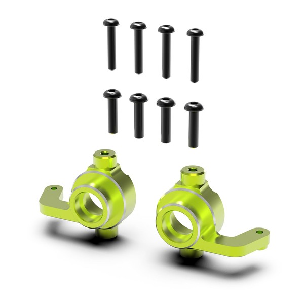 CROBOLL R11132 Upgraded Aluminum Front Steering Hub 2PCS for Mini1:10