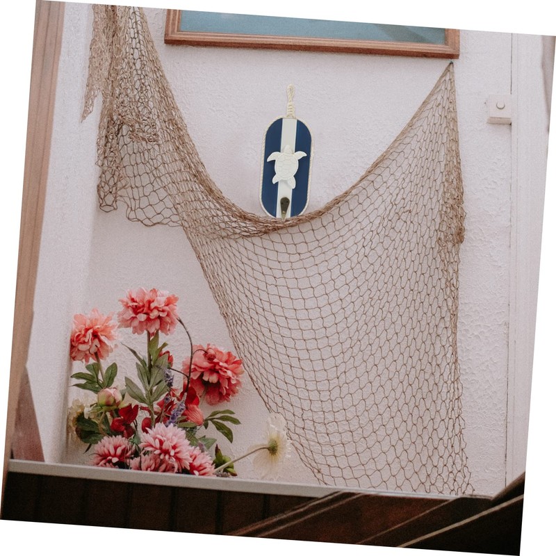 STOBOK 3pcs Mediterranean Hook up Clothing Hook Coastal Door Hooks