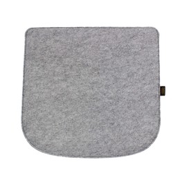 Luxflair Felt Seat Cushion for Breuer Thonet 80-S32-S43-S64 Chair Cushion in 2 Colours for Reversible Dark Grey/Mottled Grey