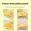 Freeze dried yellow peach,Dehydrated peaches，dried peaches， No Sugar Added, Crisp