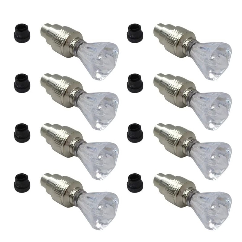 8Pack New Version LED Flash Light Bike Bicycle Car Wheel