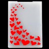 Kwan Crafts Heart Love Corner Background Plastic Embossing Folders for